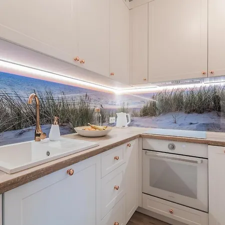 Flatbook - Baltic Sun -b-i- Z Basenem I Parkingiem Appartamento Sztutowo