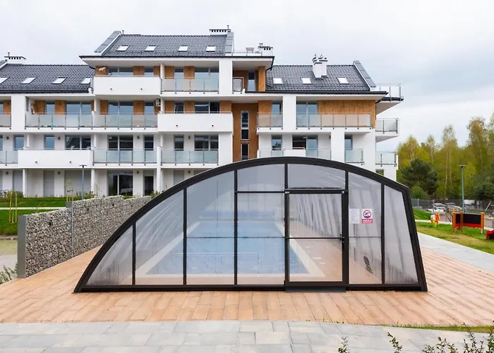 Lägenhet Flatbook - Baltic Sun -b-i- Z Basenem I Parkingiem