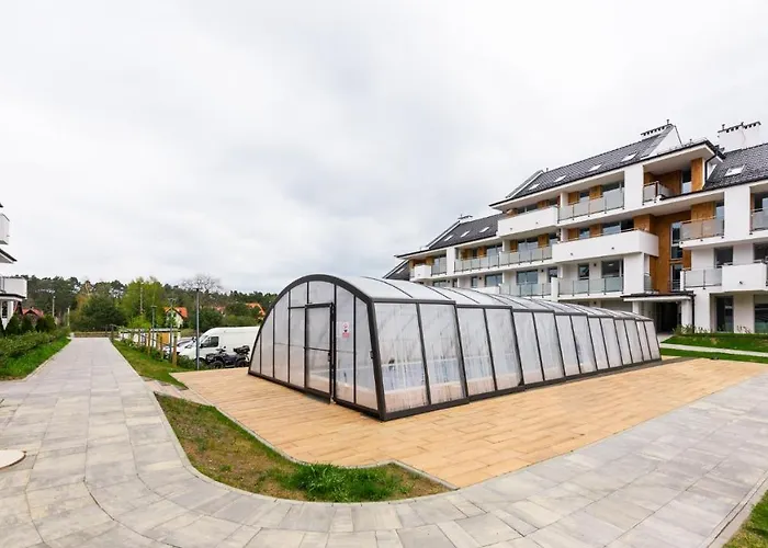 Flatbook - Baltic Sun -b-i- Z Basenem I Parkingiem Apartamento Sztutowo